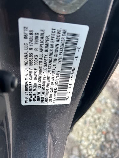 2012 Honda Civic LX