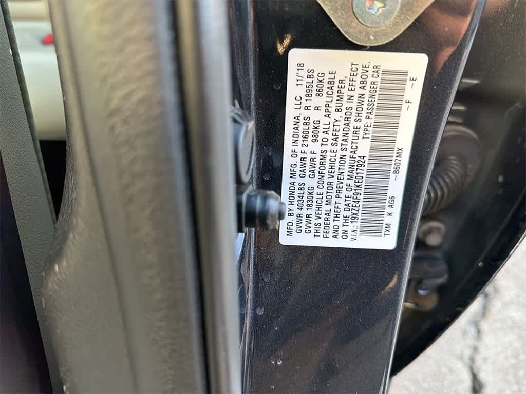 2019 Honda Insight Touring