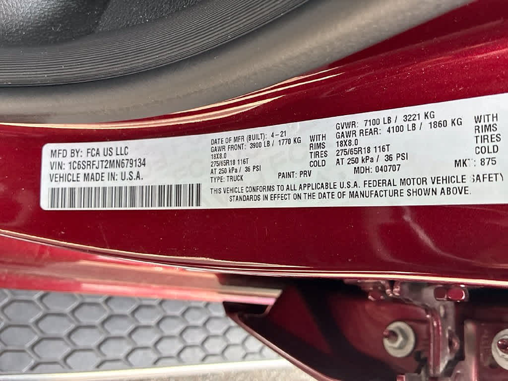 2021 RAM 1500 Laramie