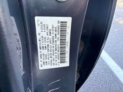 2016 Honda Accord EX