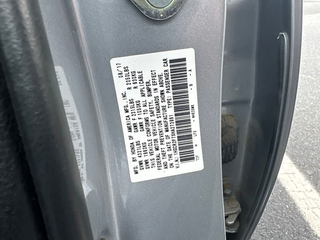 2017 Honda Accord EX