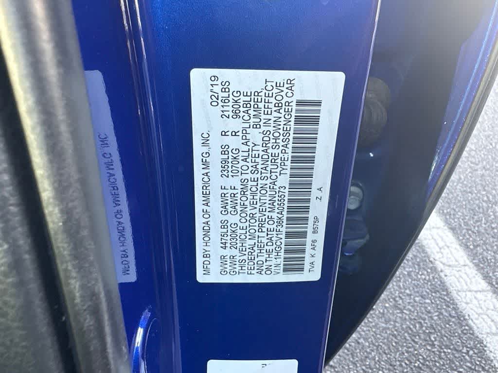 2019 Honda Accord Sedan Sport 1.5T