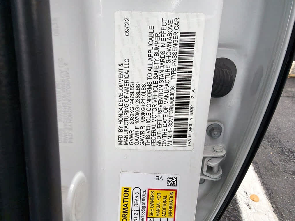 2022 Honda Accord Sport