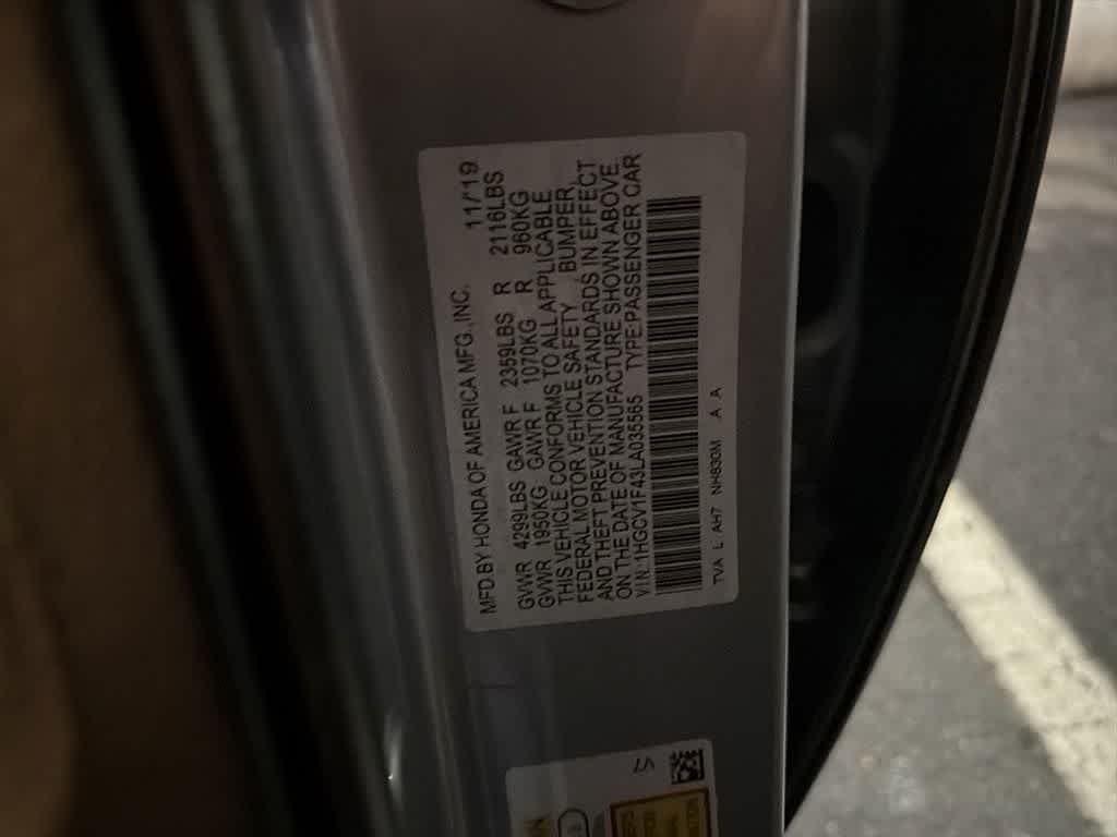 2020 Honda Accord Sedan EX