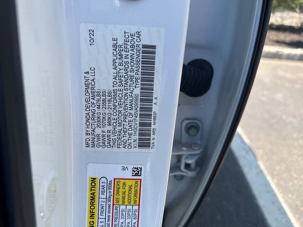 2022 Honda Accord Sport SE