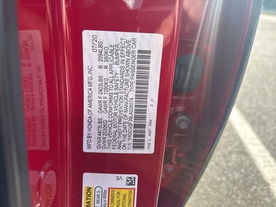 2020 Honda Accord Sedan Sport