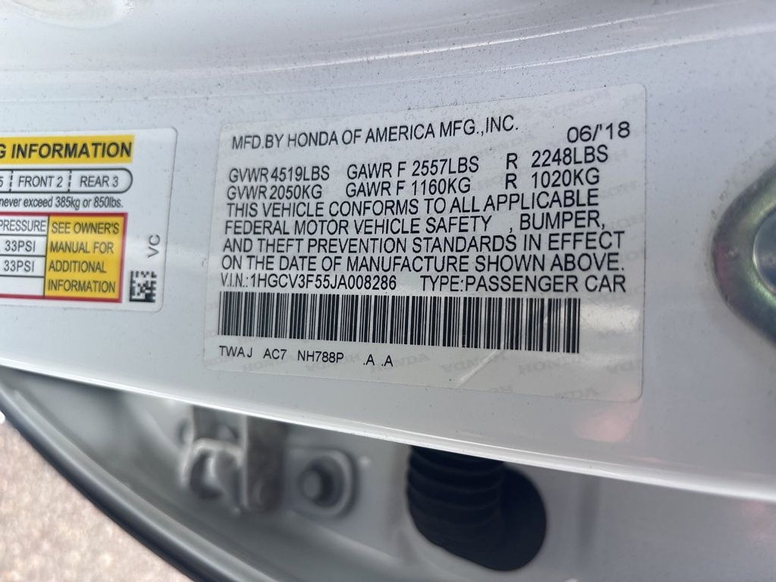 2018 Honda Accord Hybrid EX-L
