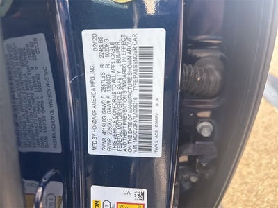 2020 Honda Accord Hybrid EX-L