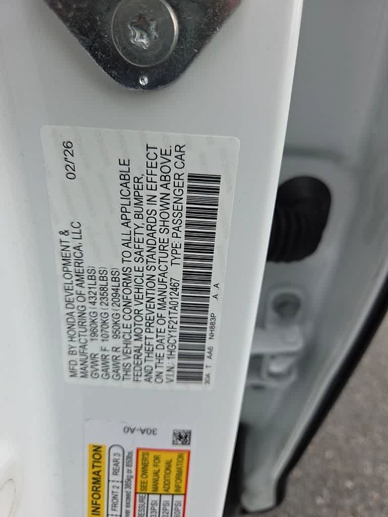 2026 Honda Accord LX
