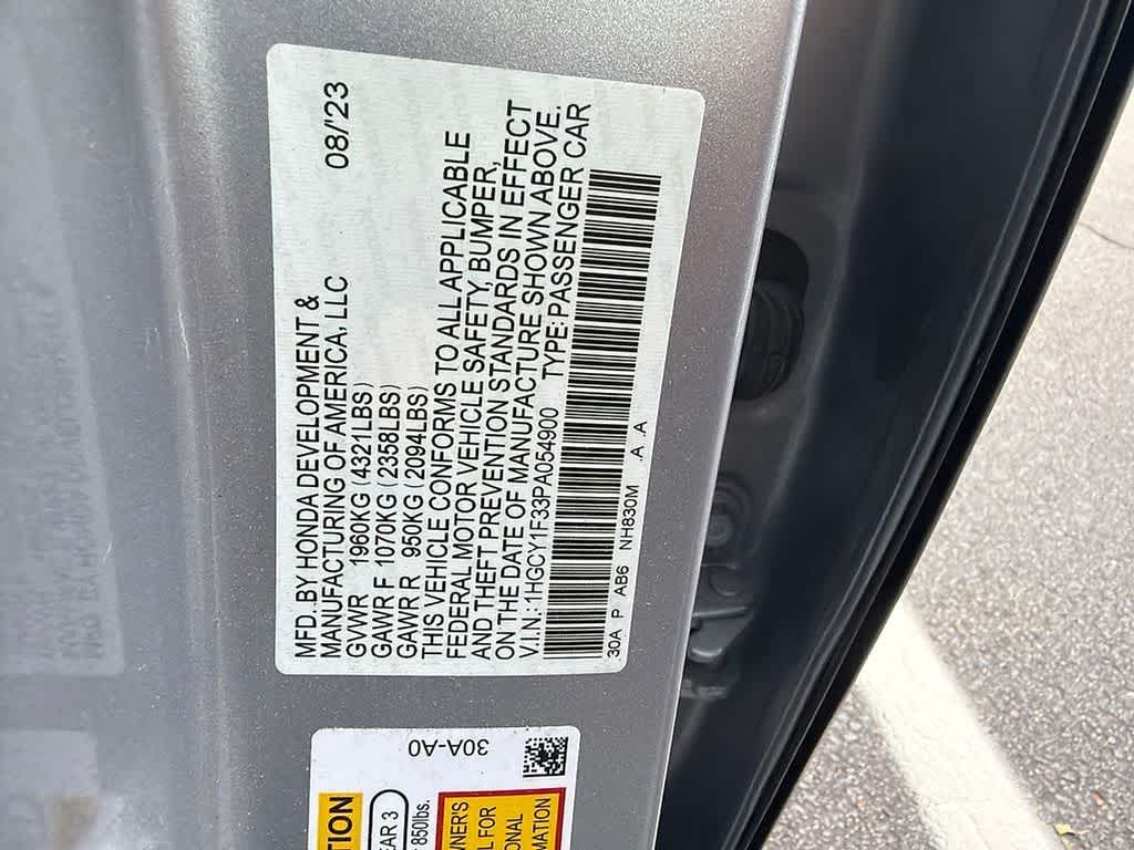 2023 Honda Accord EX
