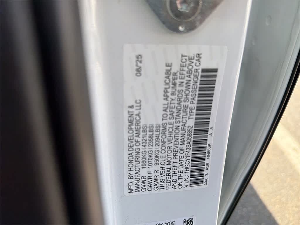 2025 Honda Accord SE