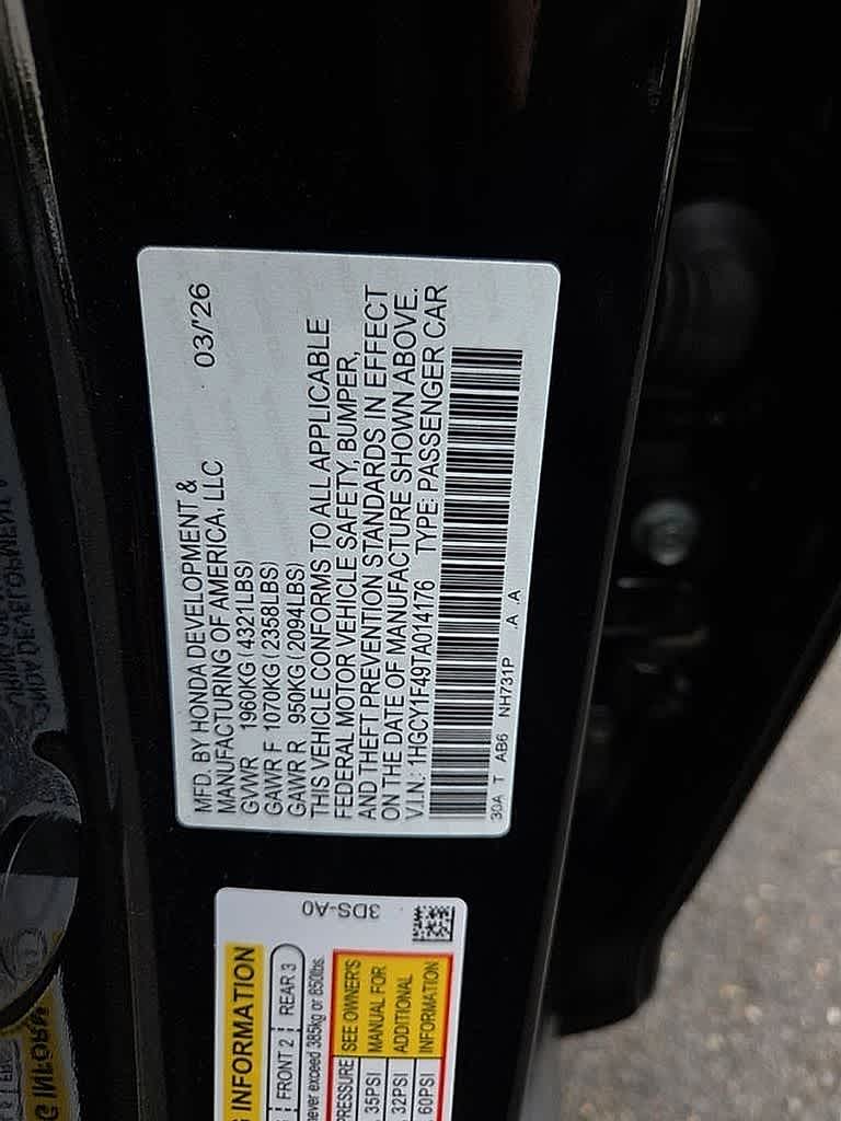 2026 Honda Accord SE