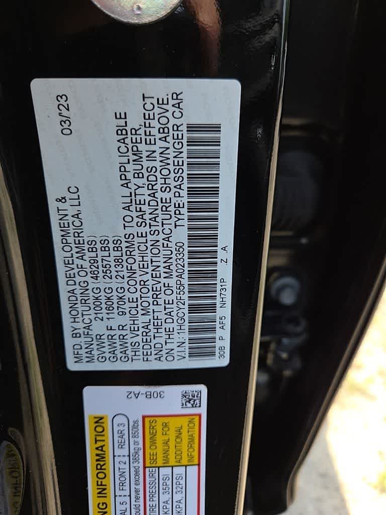 2023 Honda Accord Hybrid Sport