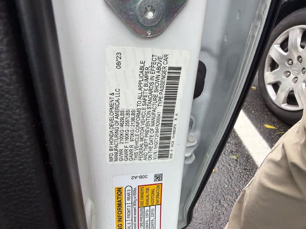 2023 Honda Accord Hybrid Base