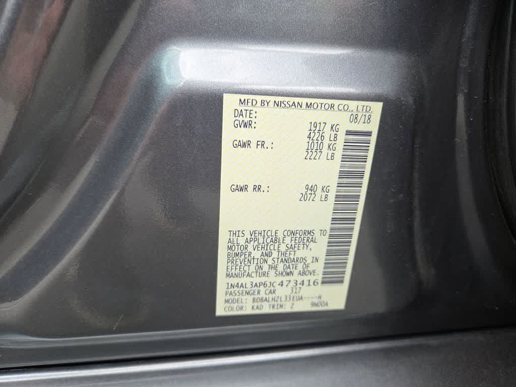 2018 Nissan Altima 2.5 SR