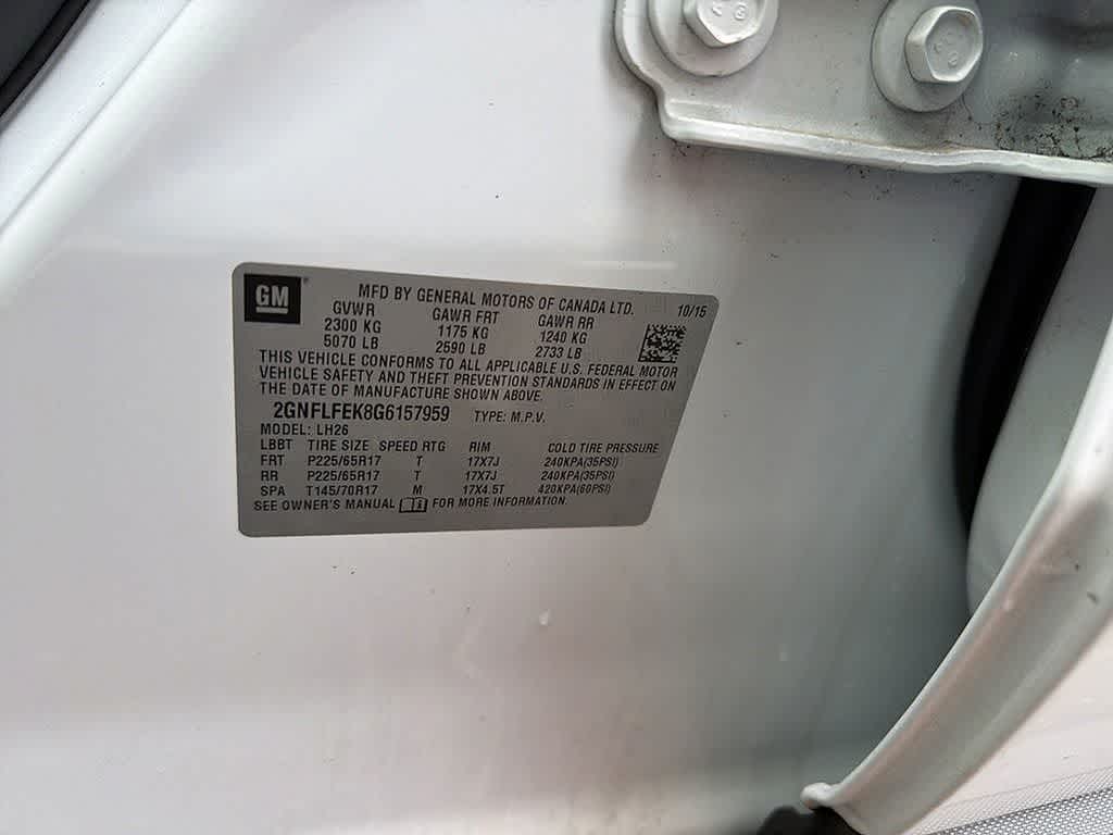 2016 Chevrolet Equinox LT
