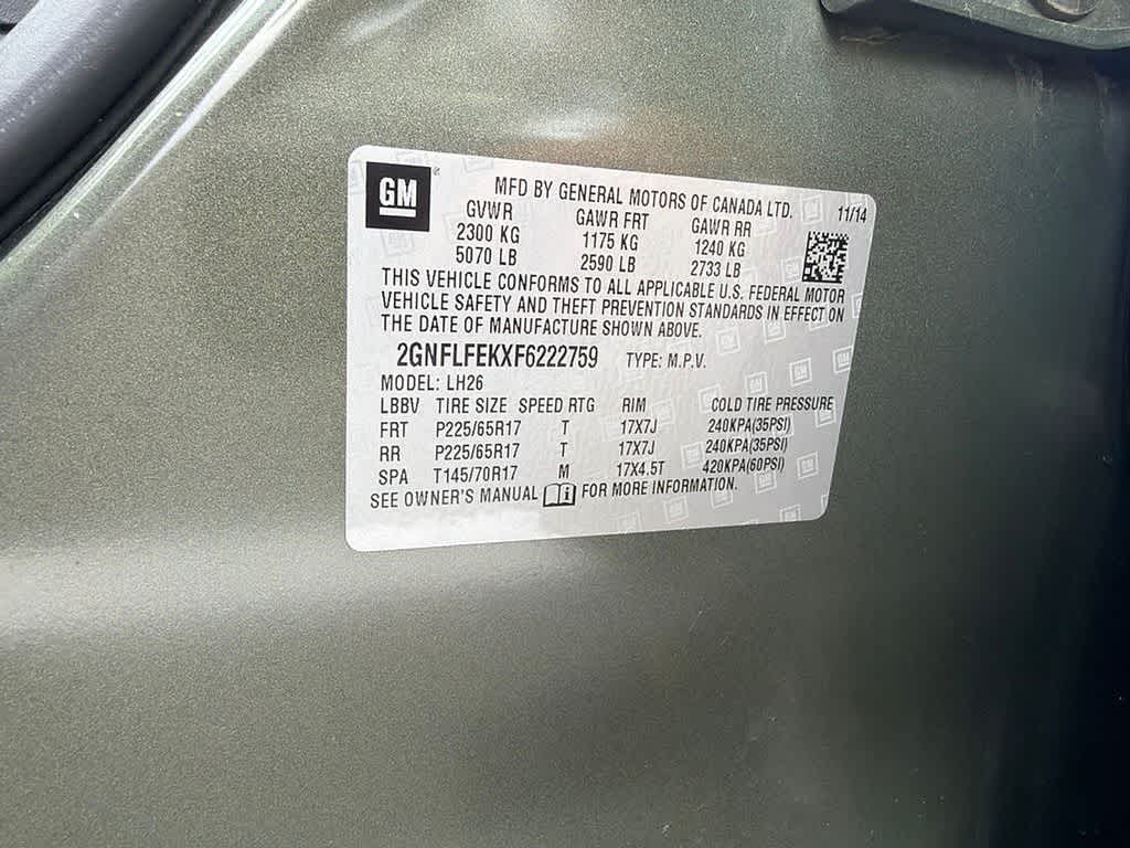 2015 Chevrolet Equinox LT
