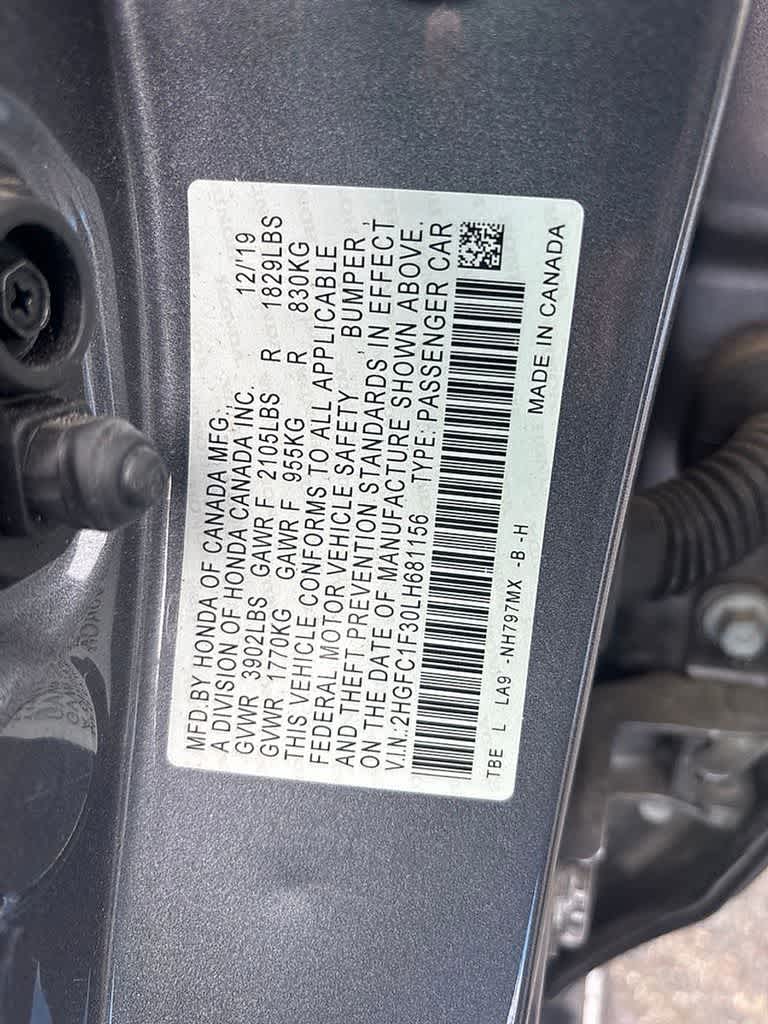 2020 Honda Civic Sedan EX