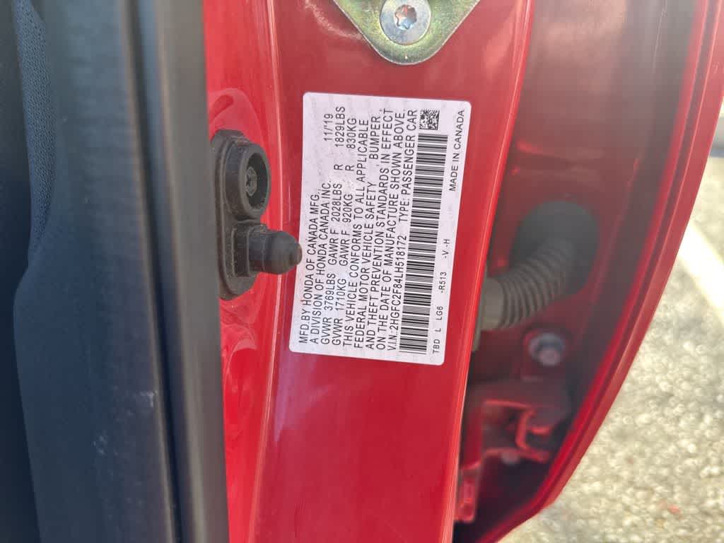 2020 Honda Civic Sedan Sport