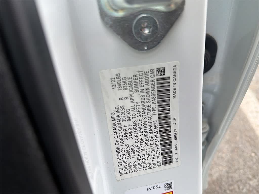 2023 Honda Civic Sport