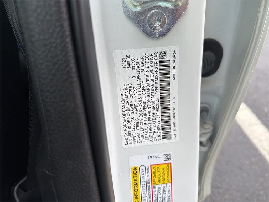 2024 Honda Civic Sport