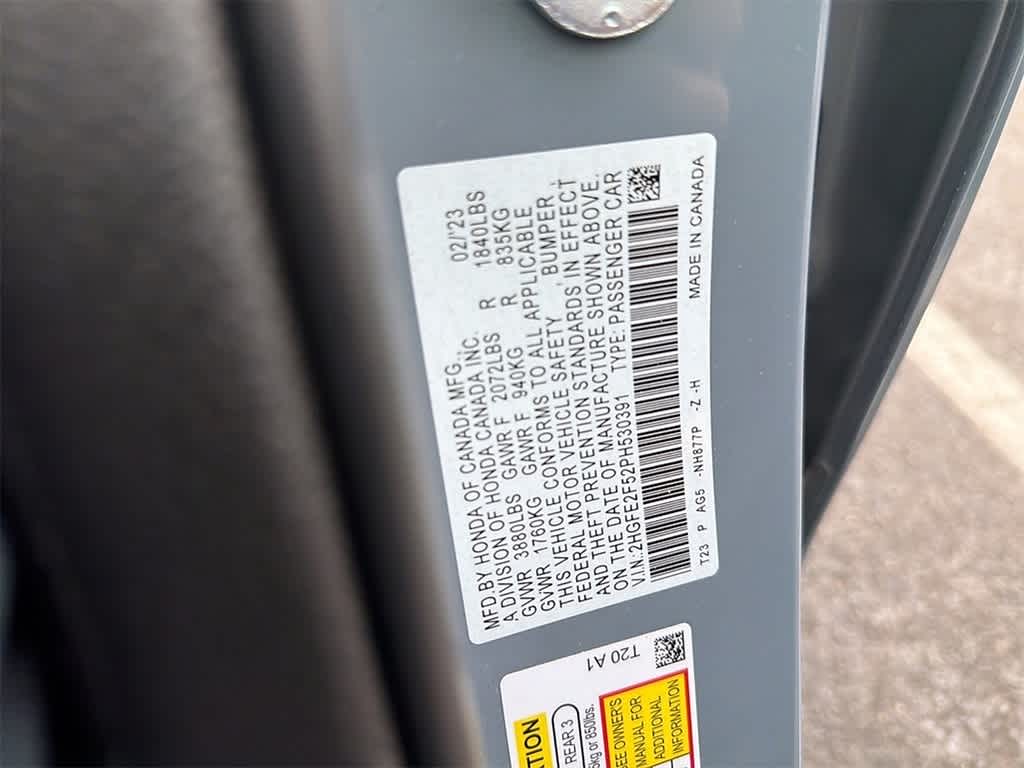 2023 Honda Civic Sport