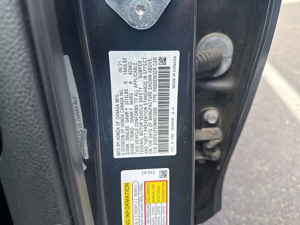 2022 Honda Civic Sport