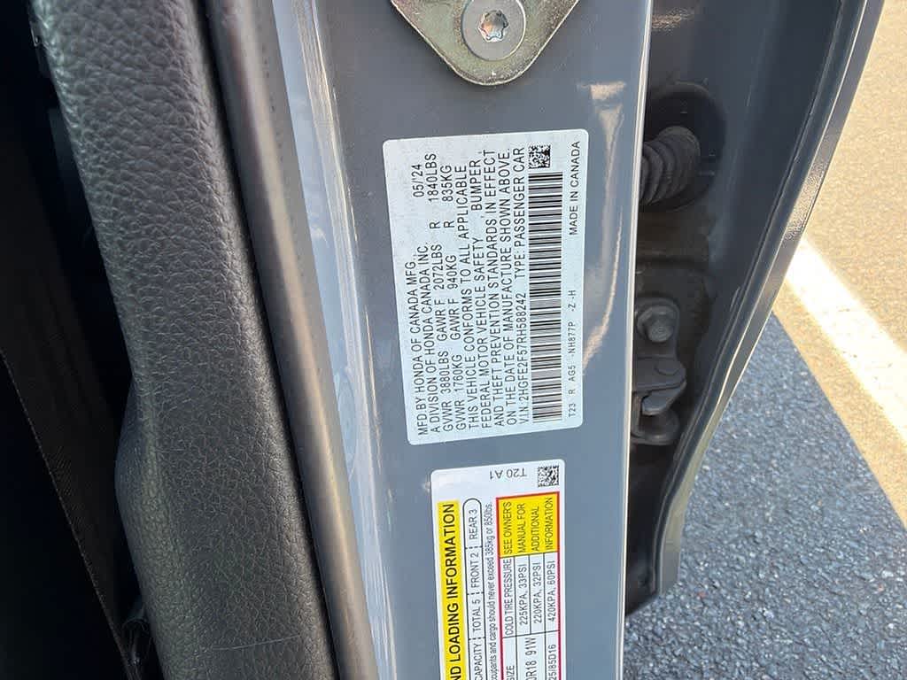 2024 Honda Civic Sport