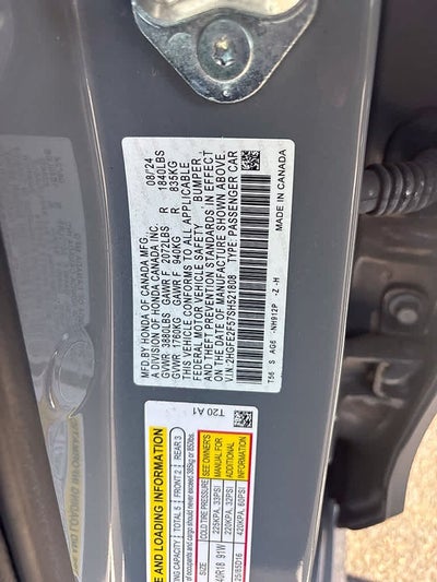 2025 Honda Civic Sport