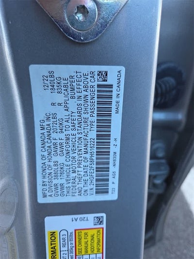 2023 Honda Civic Sport