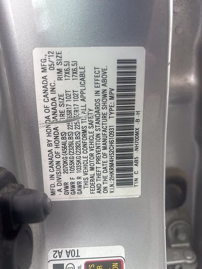2012 Honda CR-V EX