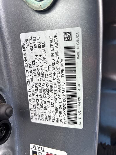 2020 Honda CR-V Base