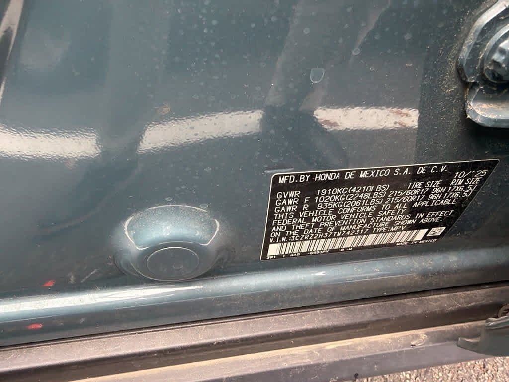 2026 Honda HR-V LX