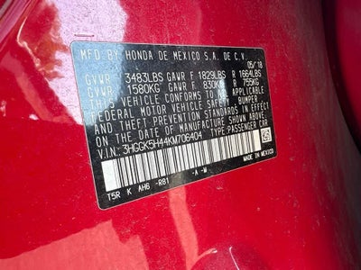2019 Honda Fit LX