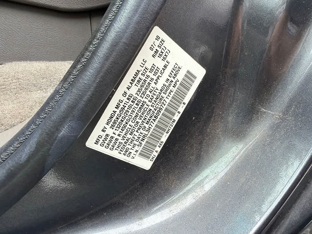 2010 Honda Odyssey Base