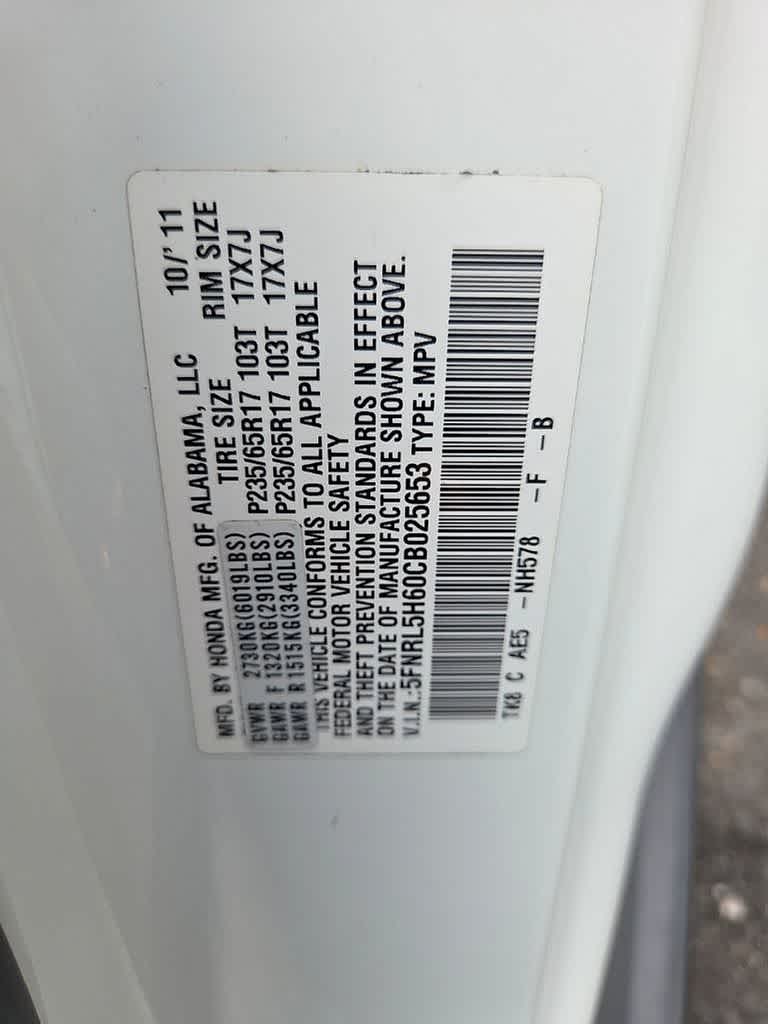 2012 Honda Odyssey Base