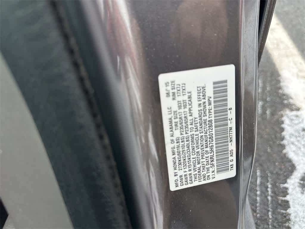 2016 Honda Odyssey Base