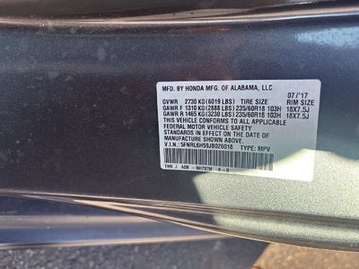 2018 Honda Odyssey EX