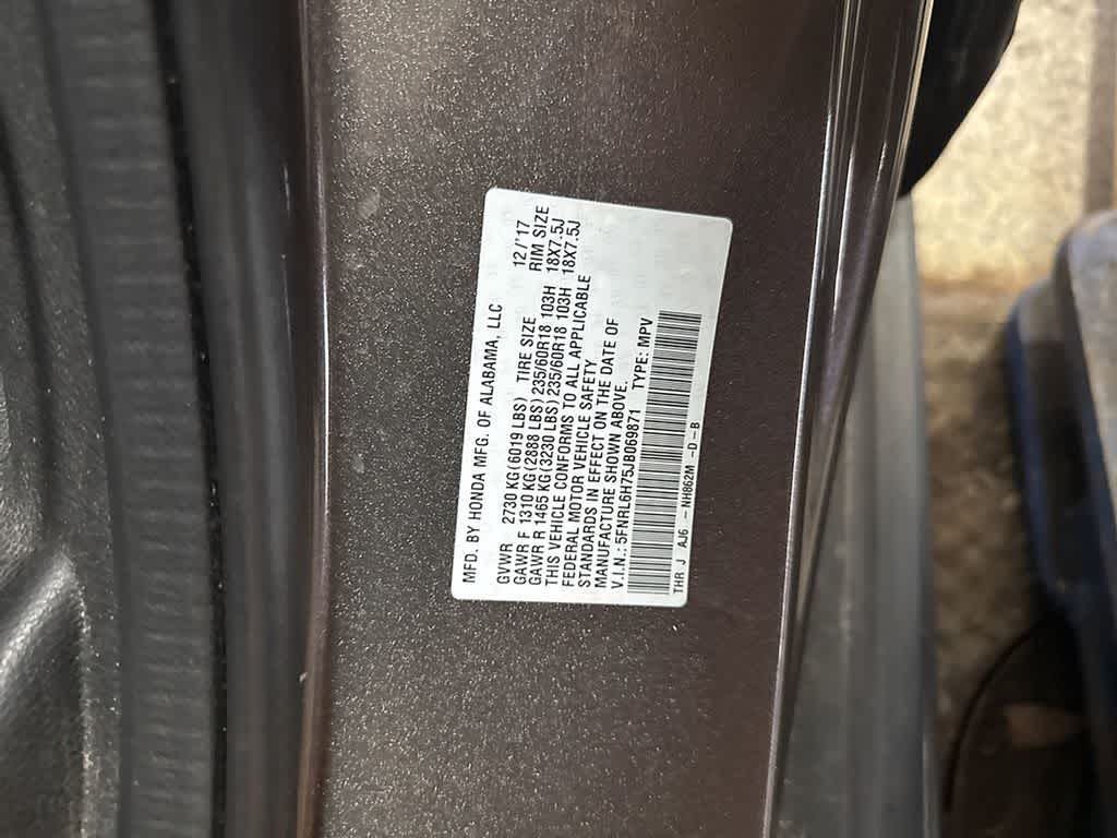 2018 Honda Odyssey Base