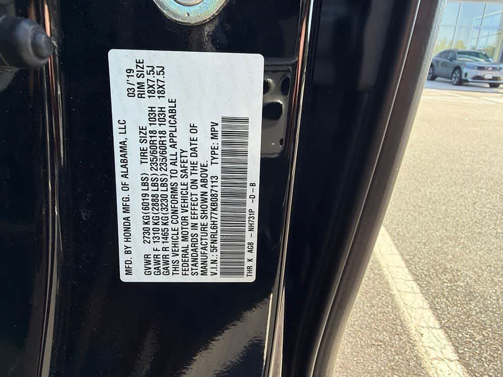 2019 Honda Odyssey EX-L