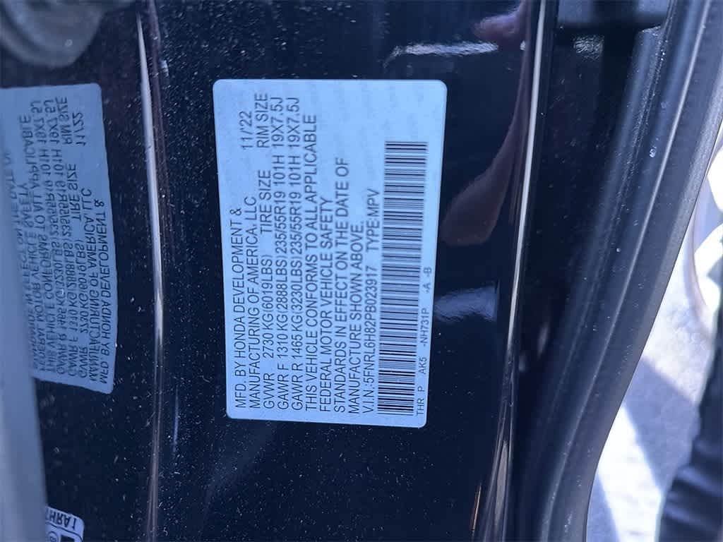 2023 Honda Odyssey Touring