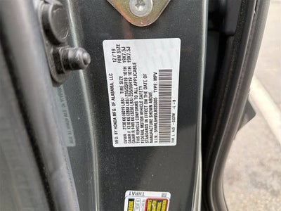 2020 Honda Odyssey Elite