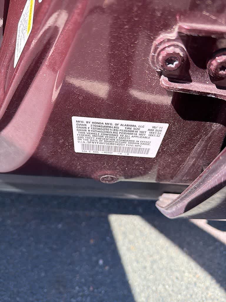 2012 Honda Pilot EX-L