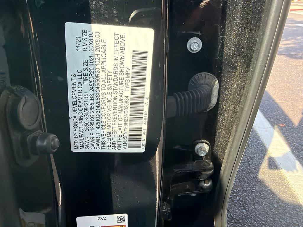 2022 Honda Pilot Special Edition