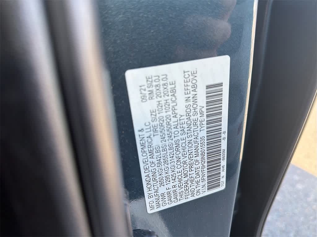 2022 Honda Pilot Special Edition