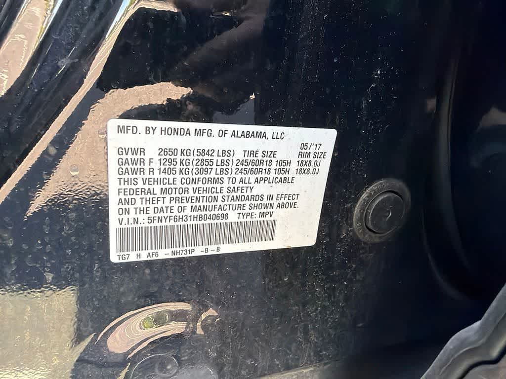 2017 Honda Pilot EX