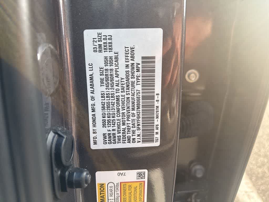 2021 Honda Pilot EX