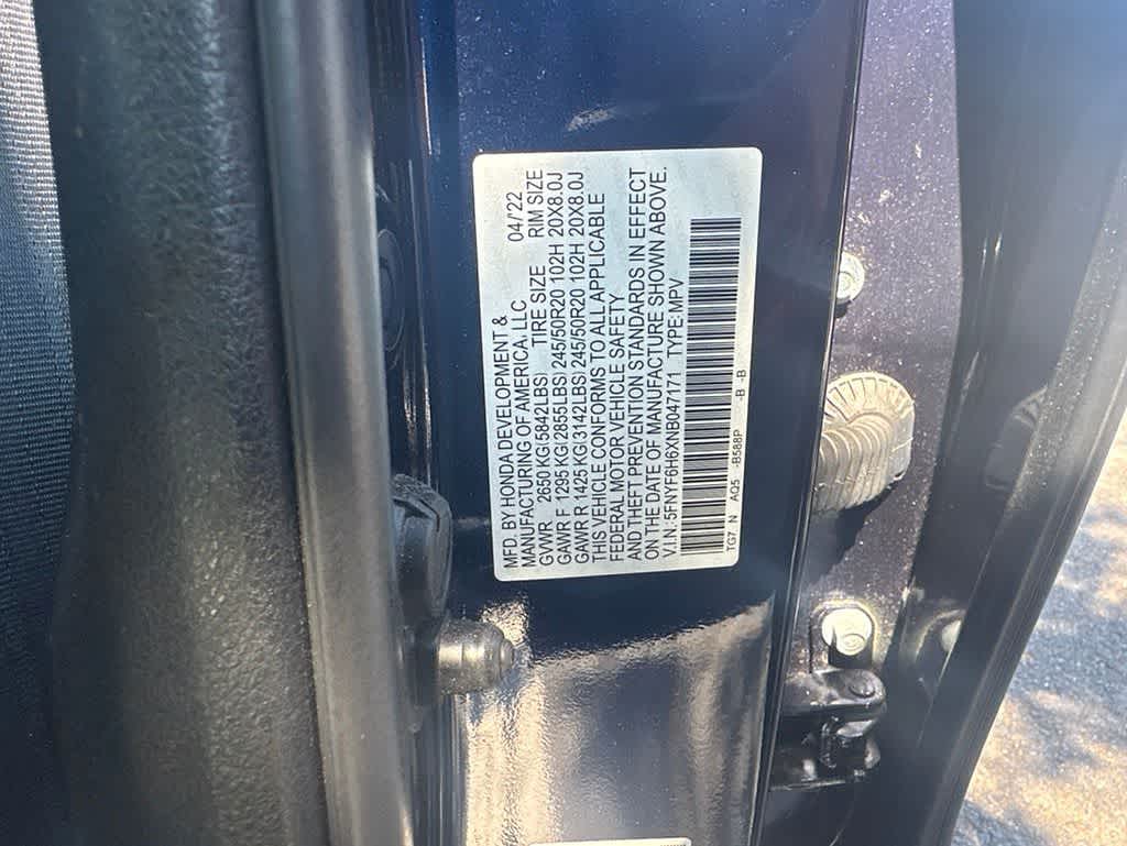 2022 Honda Pilot Touring 7-Passenger