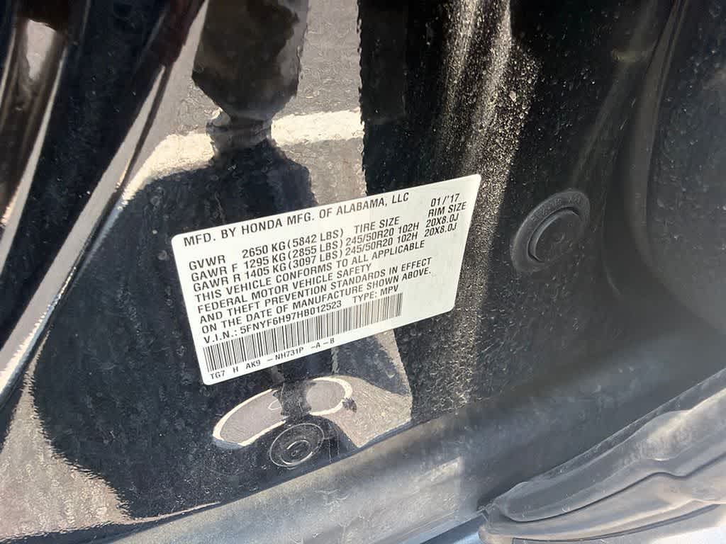 2017 Honda Pilot Touring