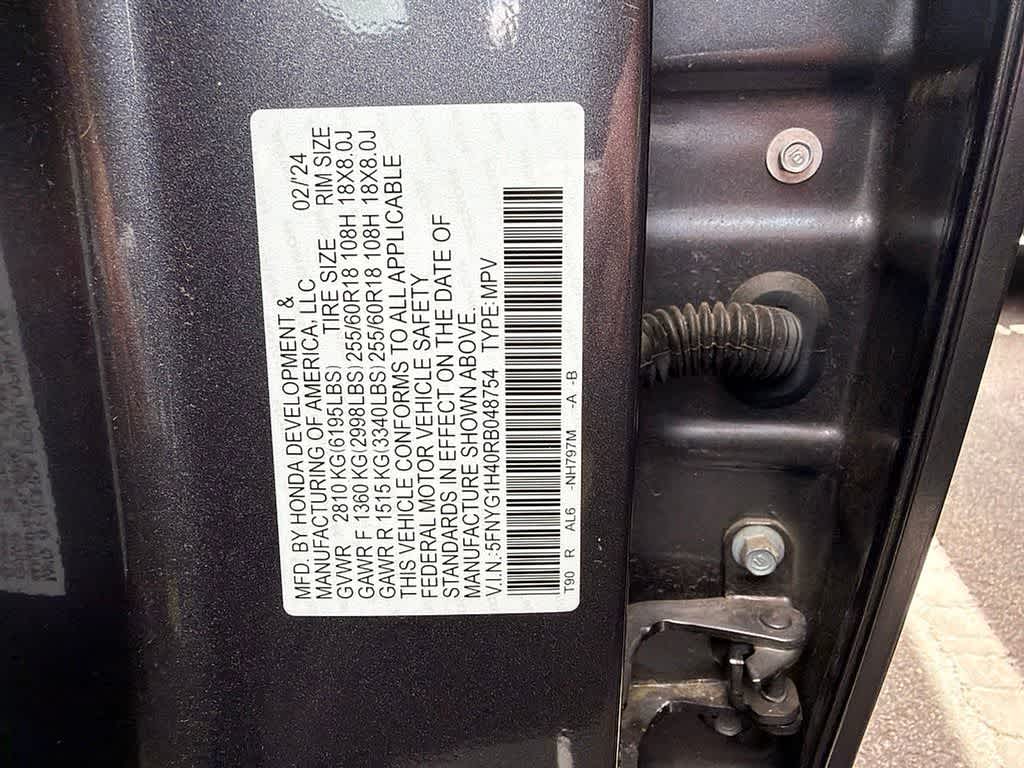 2024 Honda Pilot EX-L 8 Passenger